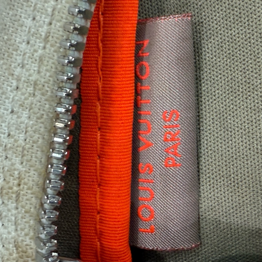 Louis Vuitton Gray and Brown Messenger Bag with Leather Accents - Picture 12 of 14